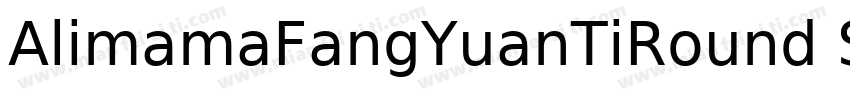 AlimamaFangYuanTiRound SemiBold字体转换